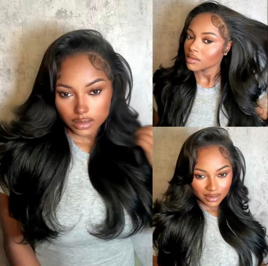 13*4 lace short BOB body wave huamn hair wig front frontal