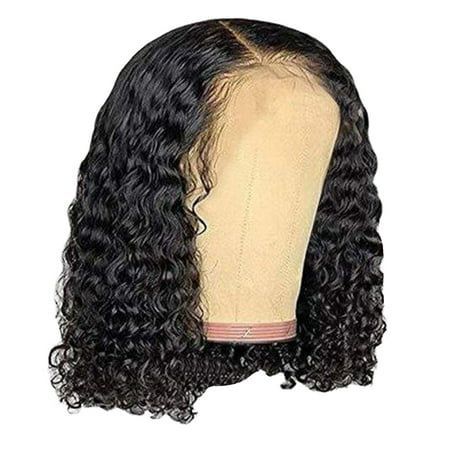 13X4HD Lace Frontal kinky Curly Bob Human Hair Wigs 10A
